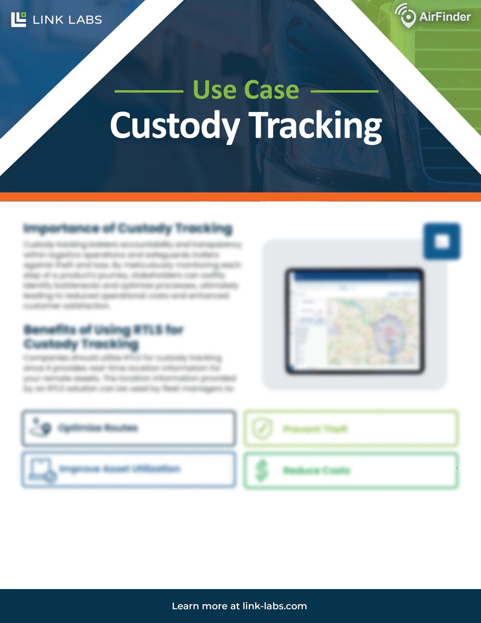 Custody Tracking Use Case Brief Link Labs